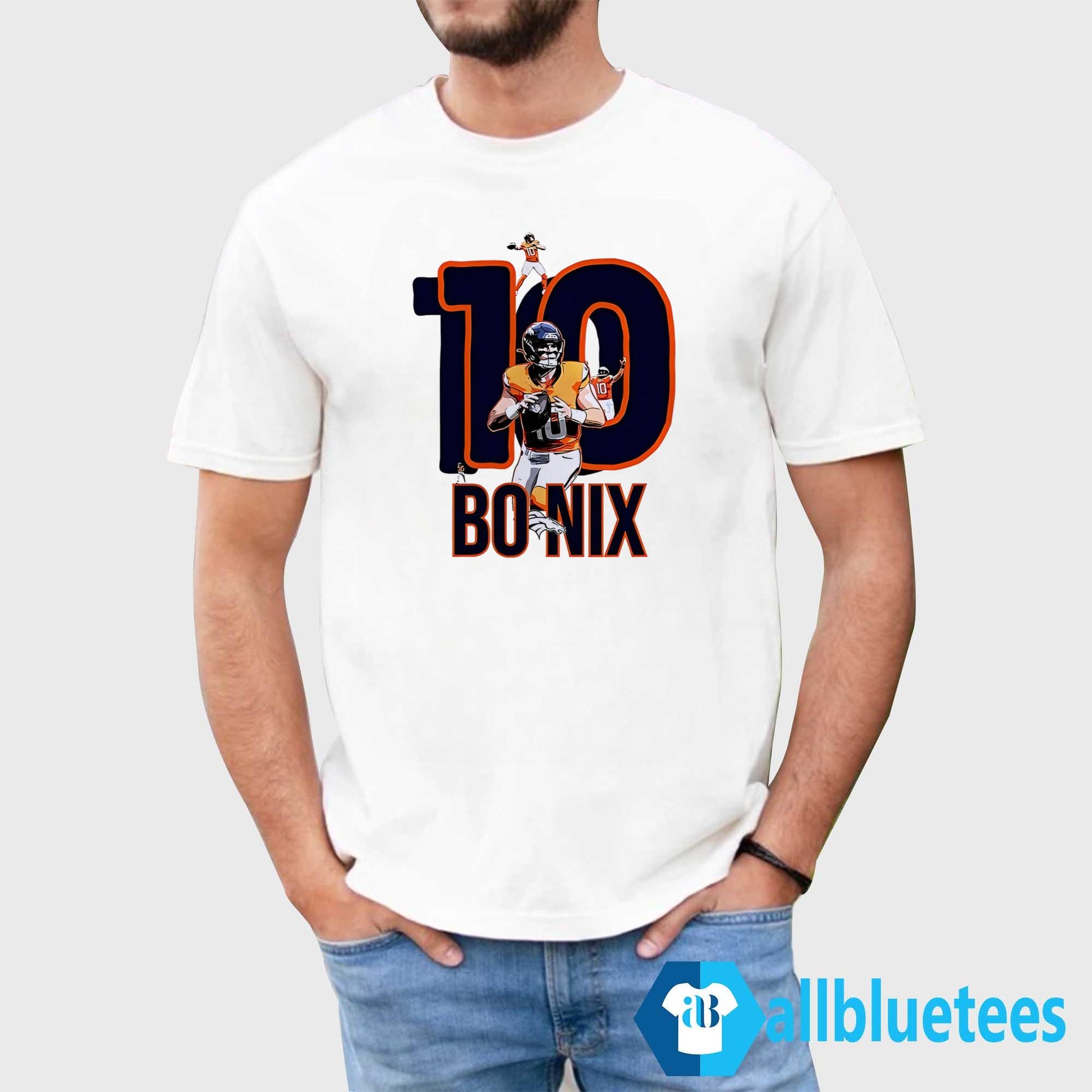 10 Bo Nix Shirt