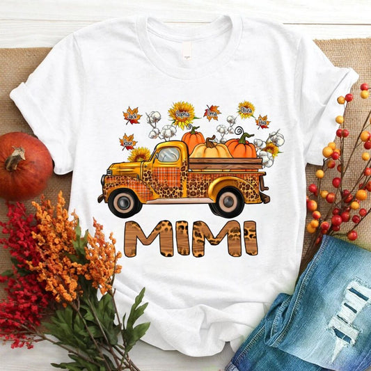 Custom Mimi Truck Pumpkin Shirt
