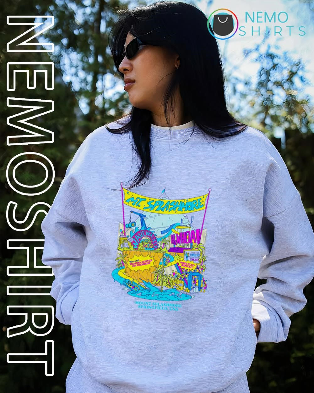 MT. Splashmore Mount Splashmore Springfield USA shirt
