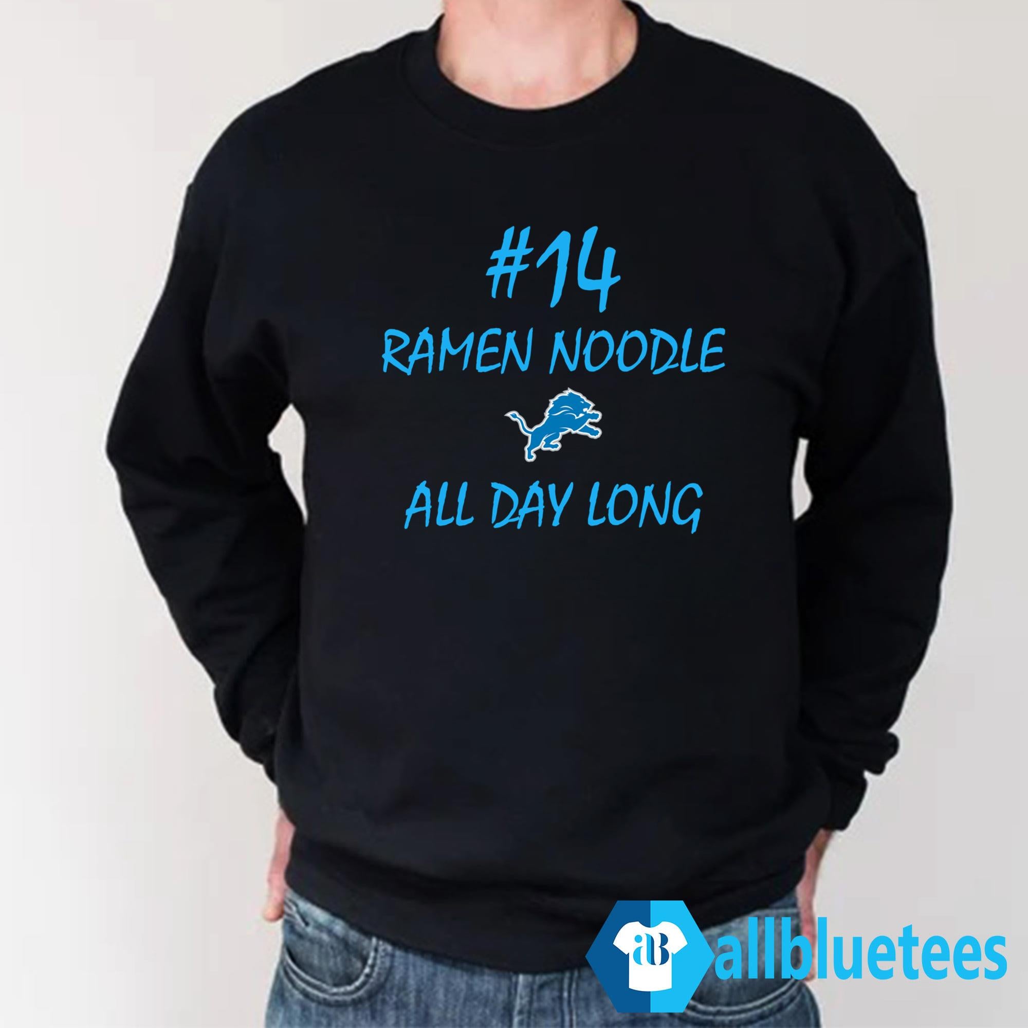 #14 Ramen Noodle All Day Long Lions Shirt