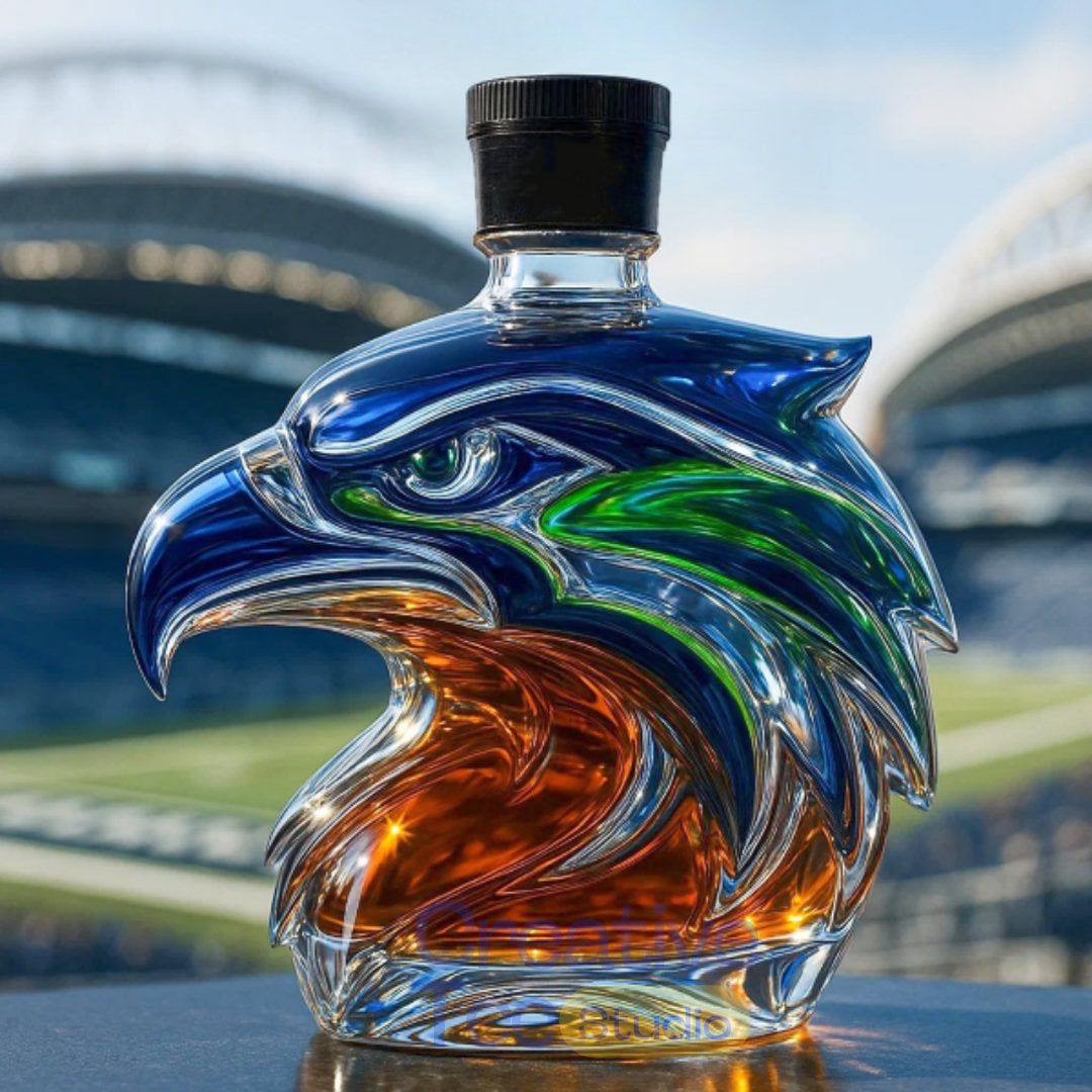 Seattle Seahawks Spirit Limited Edition Whisky Bottle