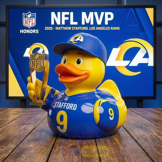 Los Angeles Rams Matthew Stafford First NFL MVP Collectibles Duck