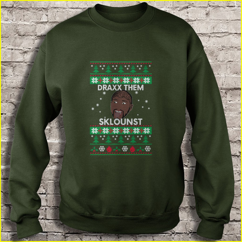 Draxx them sklounst Ugly Christmas Sweater