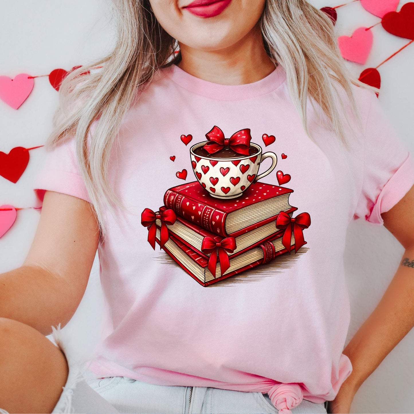 Comfort Colors Book Lover Valentine Book Coffee Valentines Book Lover Valentine Reading Valentine (3)