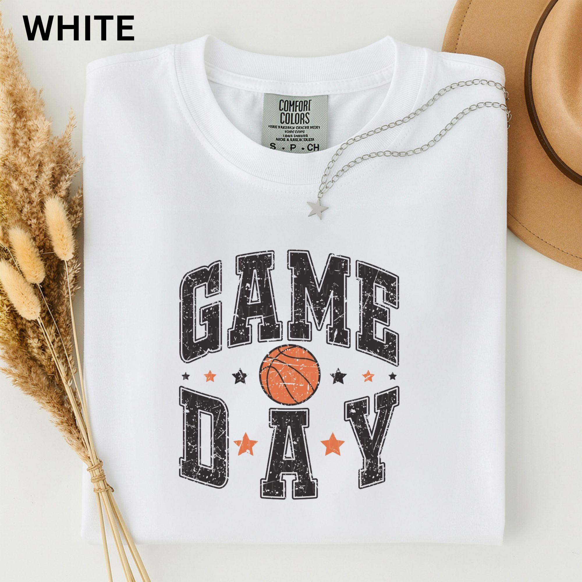 Comfort Colors Retro Basketball Game Day Basketball Player Basketball Season Basketball Mom (3)