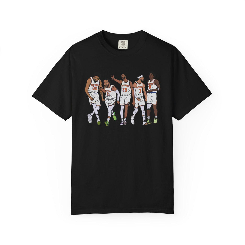 Knicks Team Jalen Brunson Kat Mikal Bridges Josh Hart Og Comfort Colors (3)