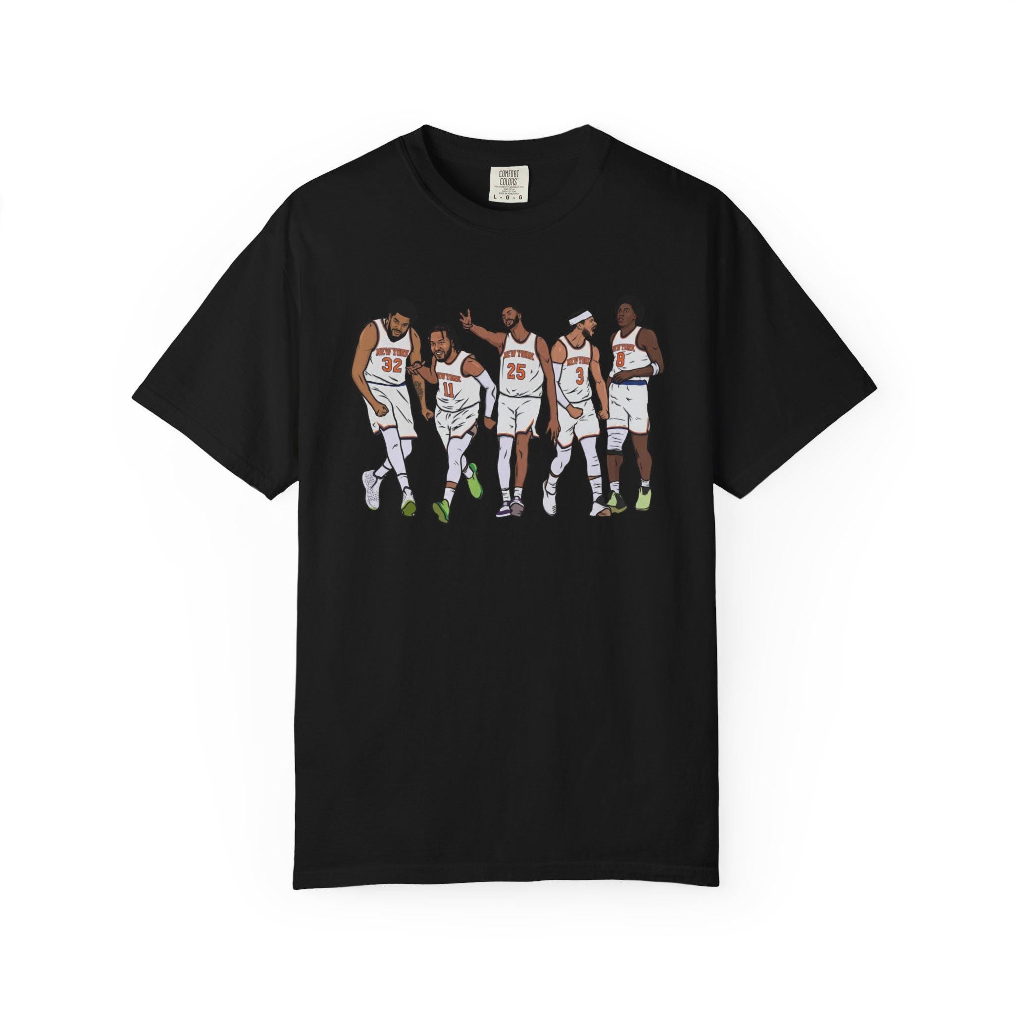 Knicks Team Jalen Brunson Kat Mikal Bridges Josh Hart Og Comfort Colors (3)