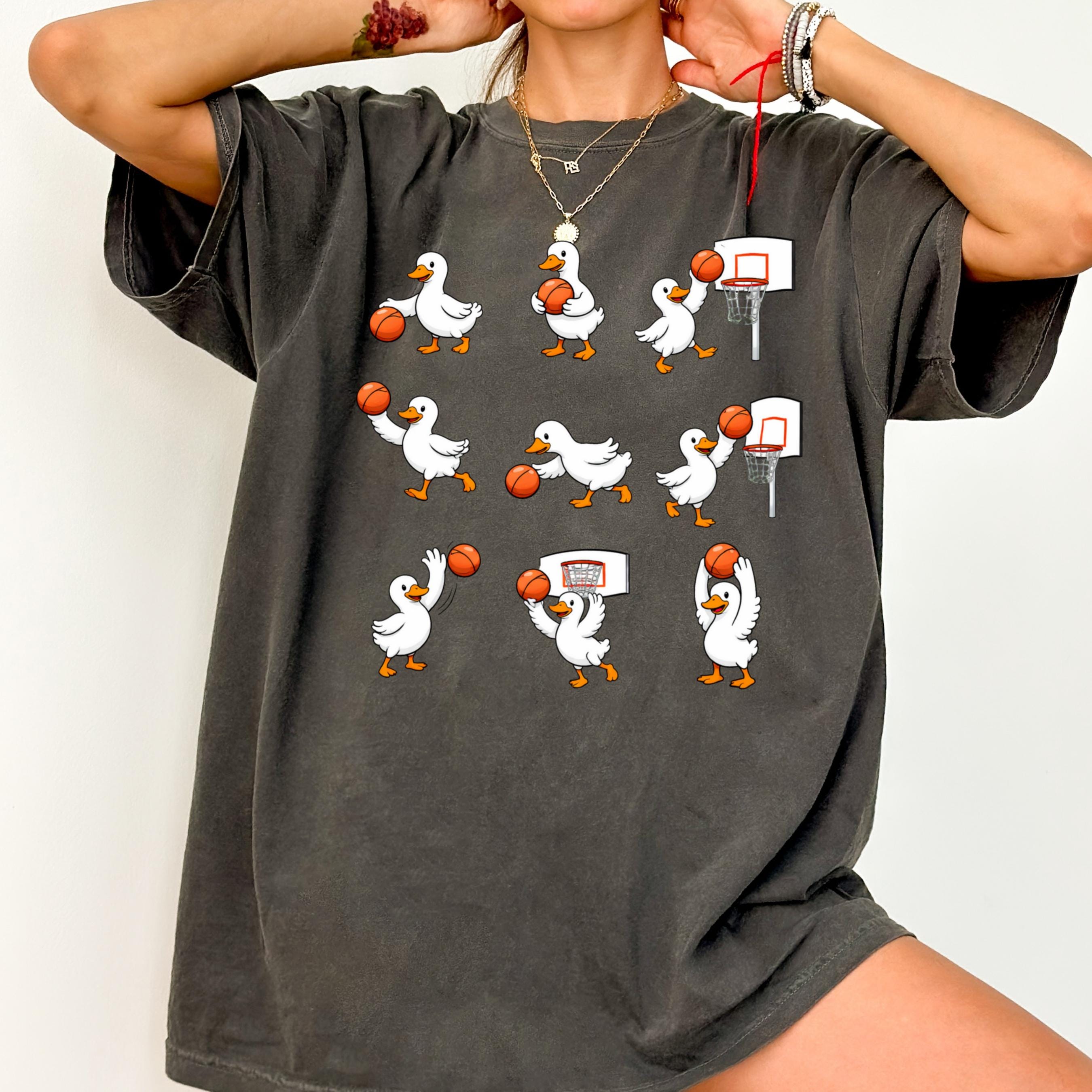 Goose Basketball Comfort Colors Basketball Tee Basketball Player Sports Goose Basketball Lover Tee (3)