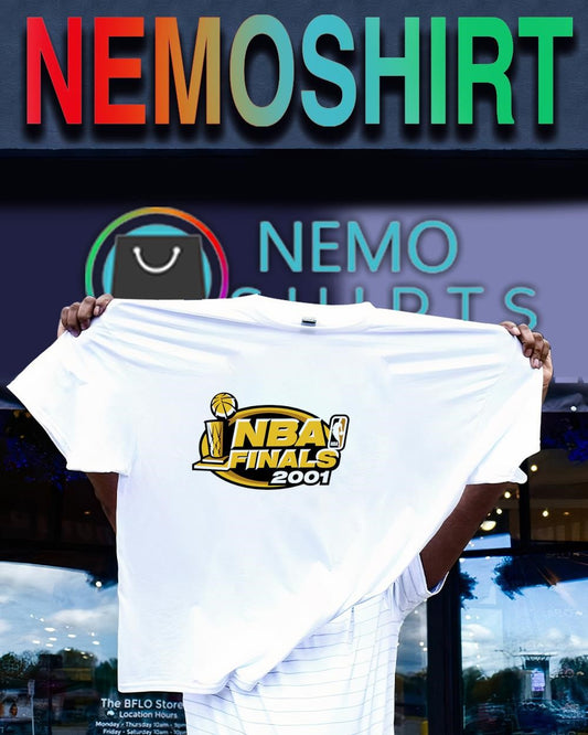 2001 NBA Finals trophy shirt