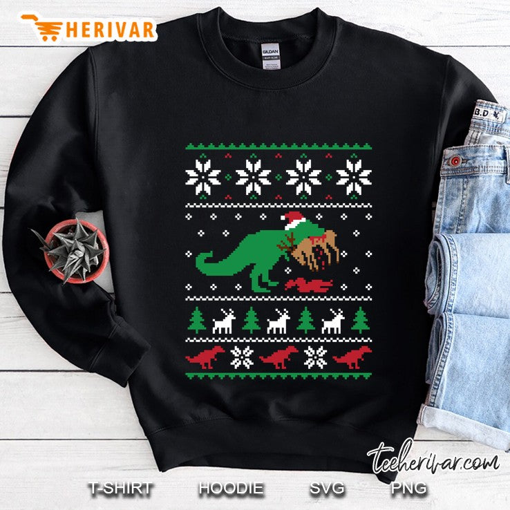 Dinosaur Ugly Christmas Sweater – Funny Christmas