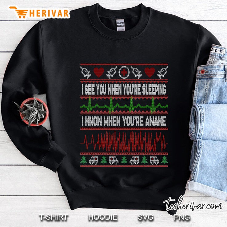 Tachy Nurse Ugly Christmas Sweater Doctor Medical
