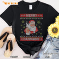 Merry Cannabis Santa Clause Weed Ugly Christmas Sweater 420