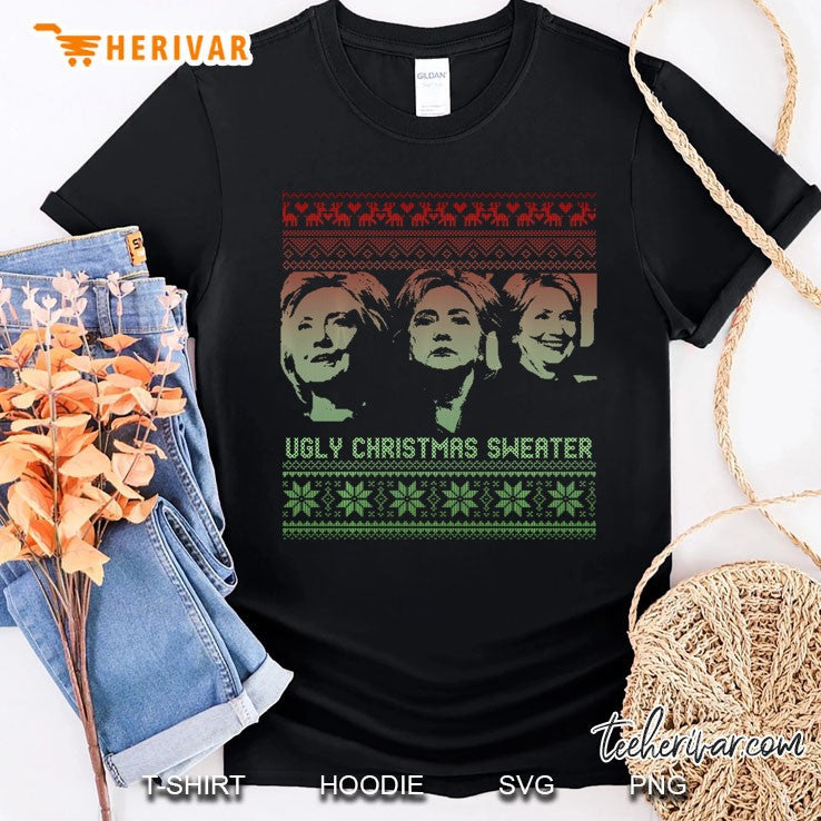 Ugly Christmas Sweater Hillary Clinton