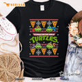 Tmnt Ugly Christmas Sweater With Pizza