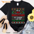 911 Dispatcher Nice List Ugly Christmas Sweater