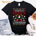 Santa Favorite Lithuanian Christmas Gift Ugly Sweater