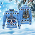 2024 LA Dodgers World Series Champions Ugly Christmas Sweater
