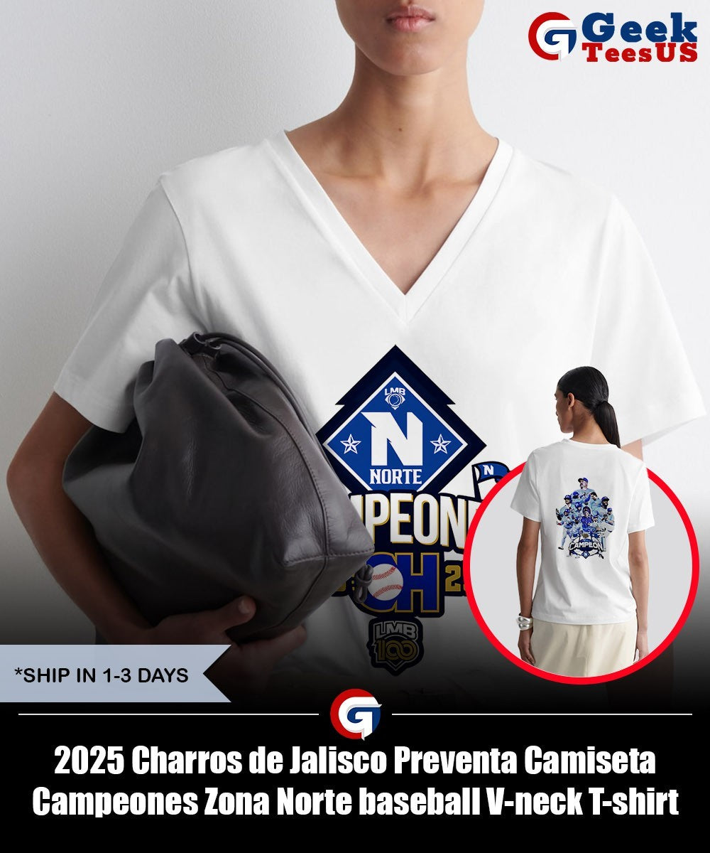 2025 Charros de Jalisco Preventa Camiseta Campeones Zona Norte baseball shirt