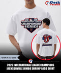 2025 International League Champions Jacksonville Jumbo Shrimp logo shirt