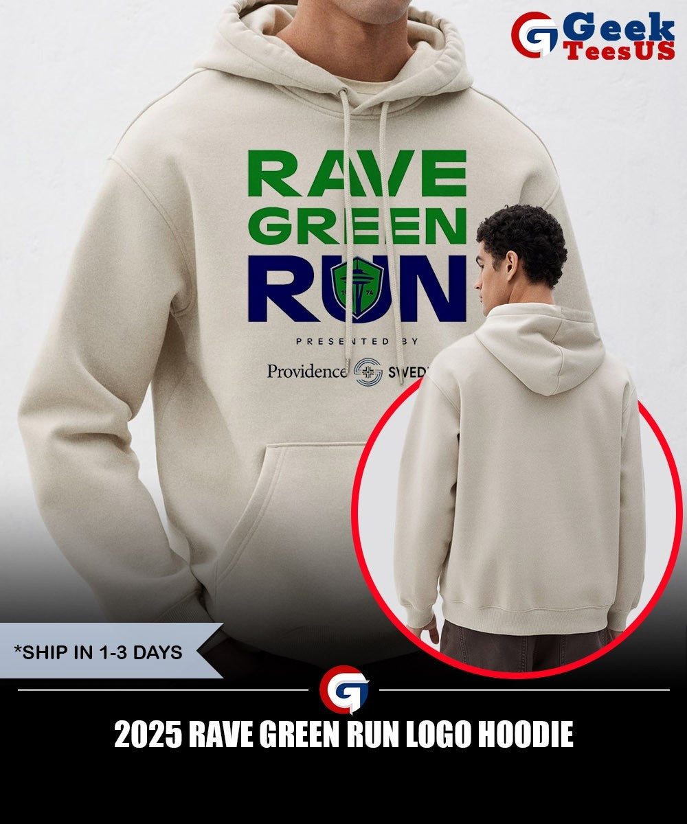 2025 Rave Green Run logo shirt