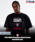 2025 WNBA Champions Atlanta Dream basketball shirt