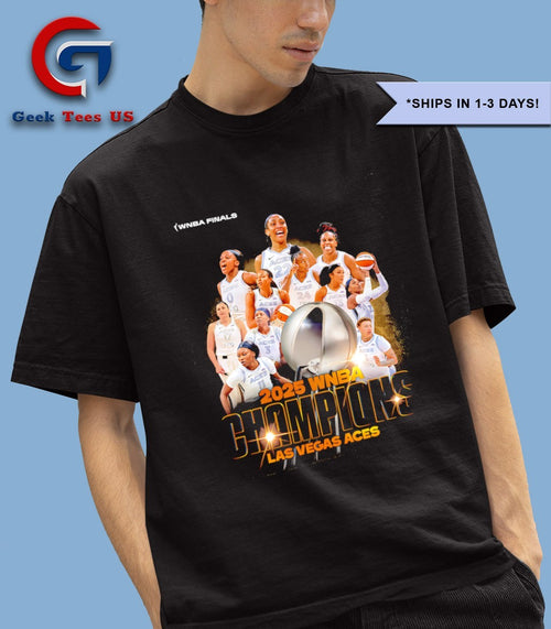 2025 WNBA Champions Las Vegas Aces basketball poster shirt