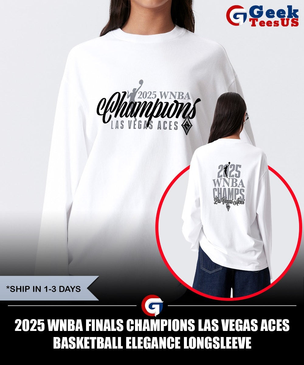 2025 WNBA Finals Champions Las Vegas Aces basketball elegance shirt