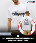 2025 WNBA Finals Champions Las Vegas Aces basketball elegance shirt