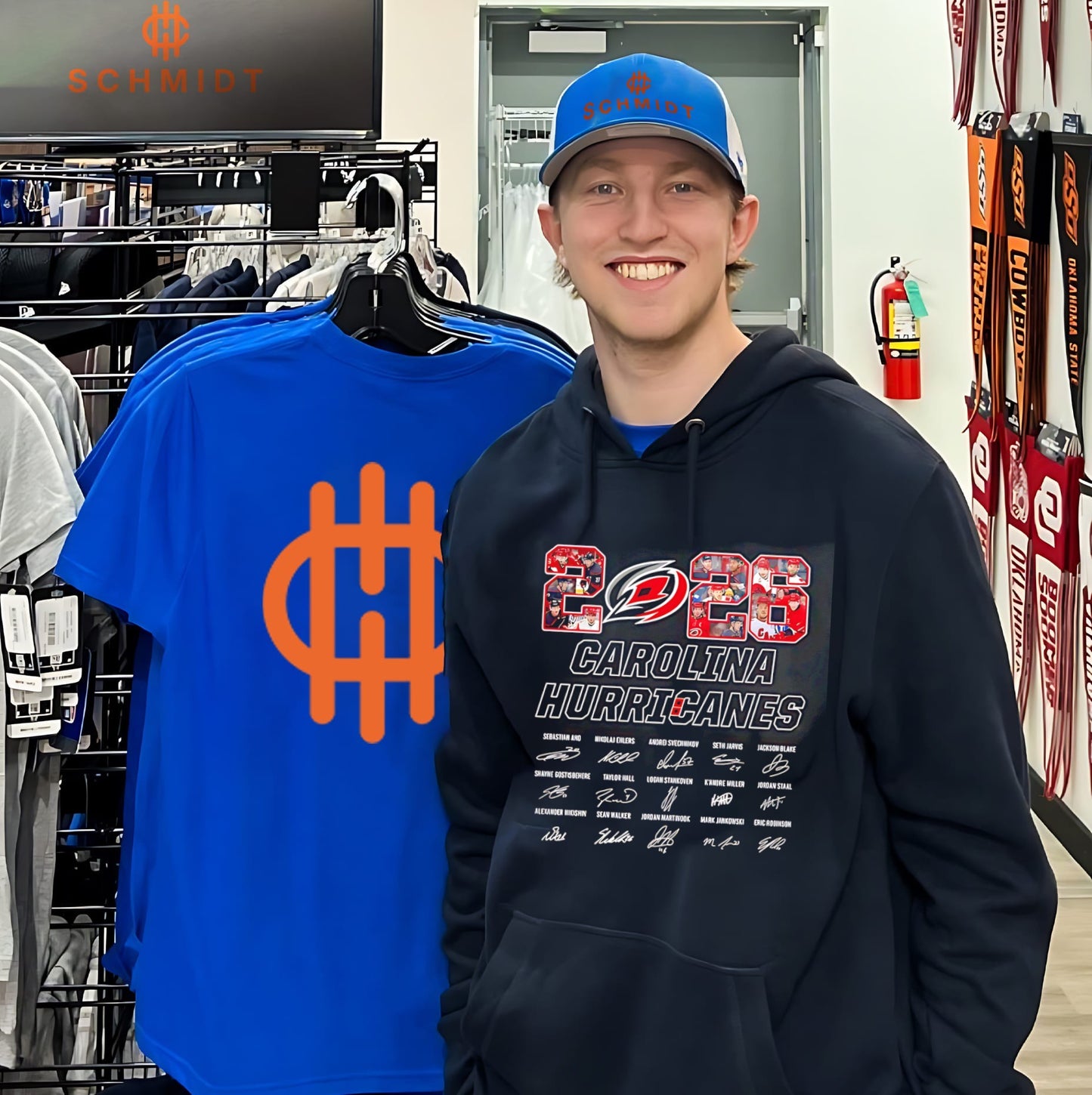 2026 Carolina Hurricanes team members signature shirt