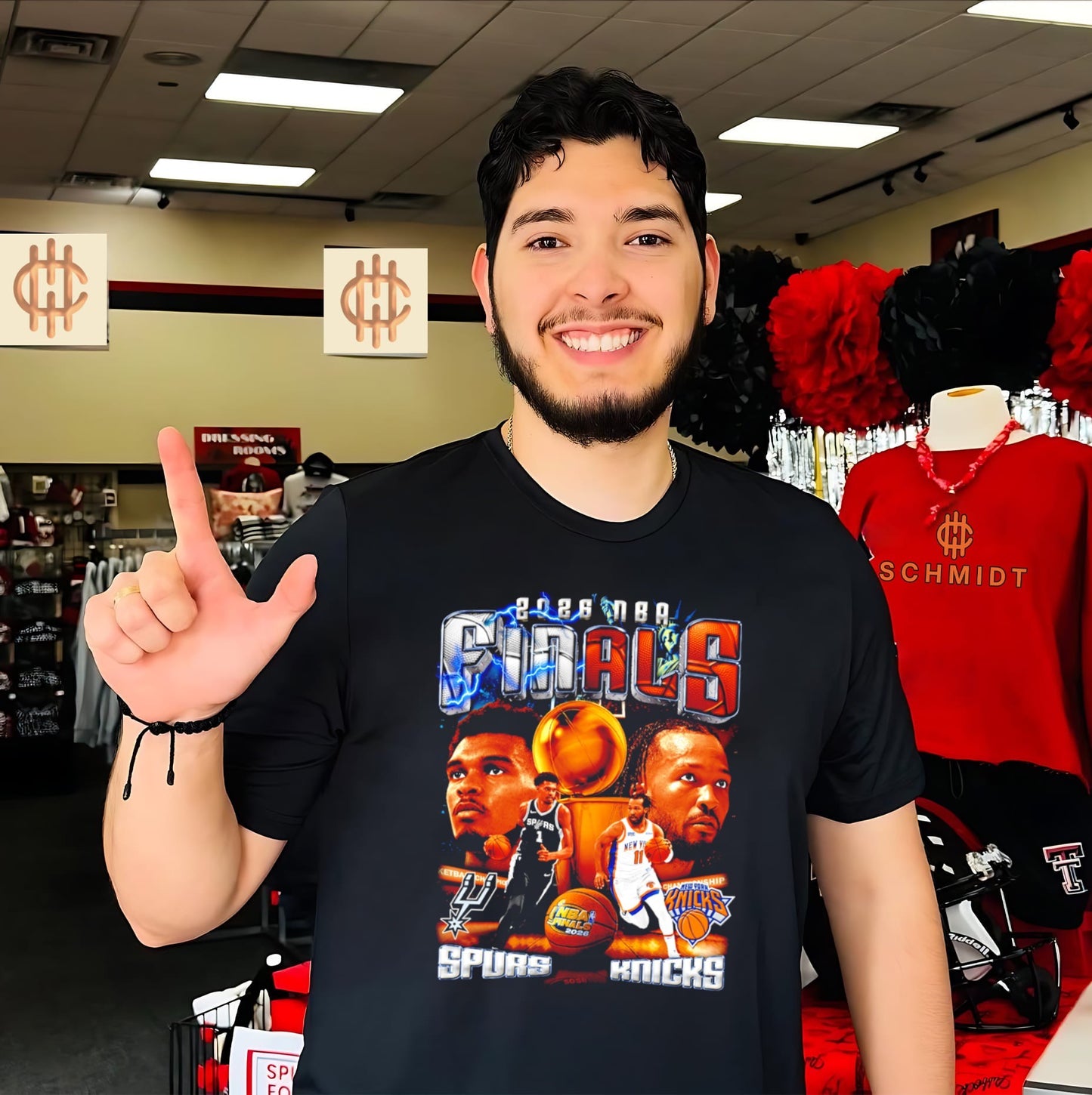 2026 NBA Finals Spurs vs Knicks graphic shirt