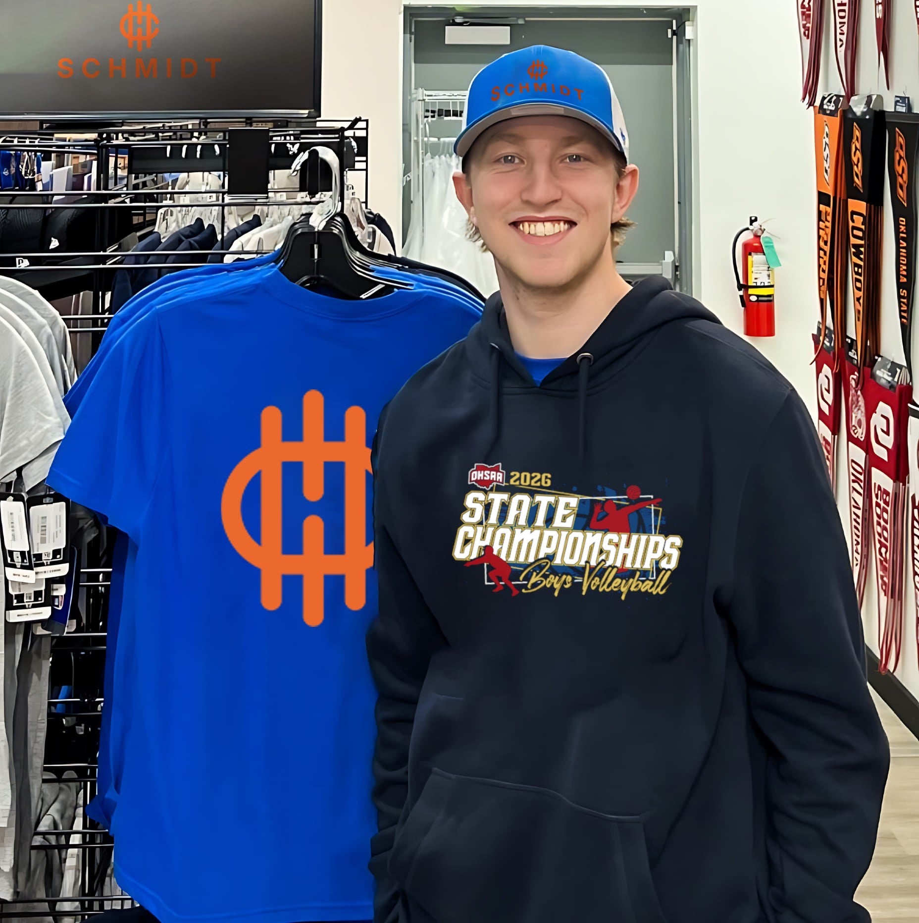 2026 OHSAA Boys Volleyball State Championships logo shirt