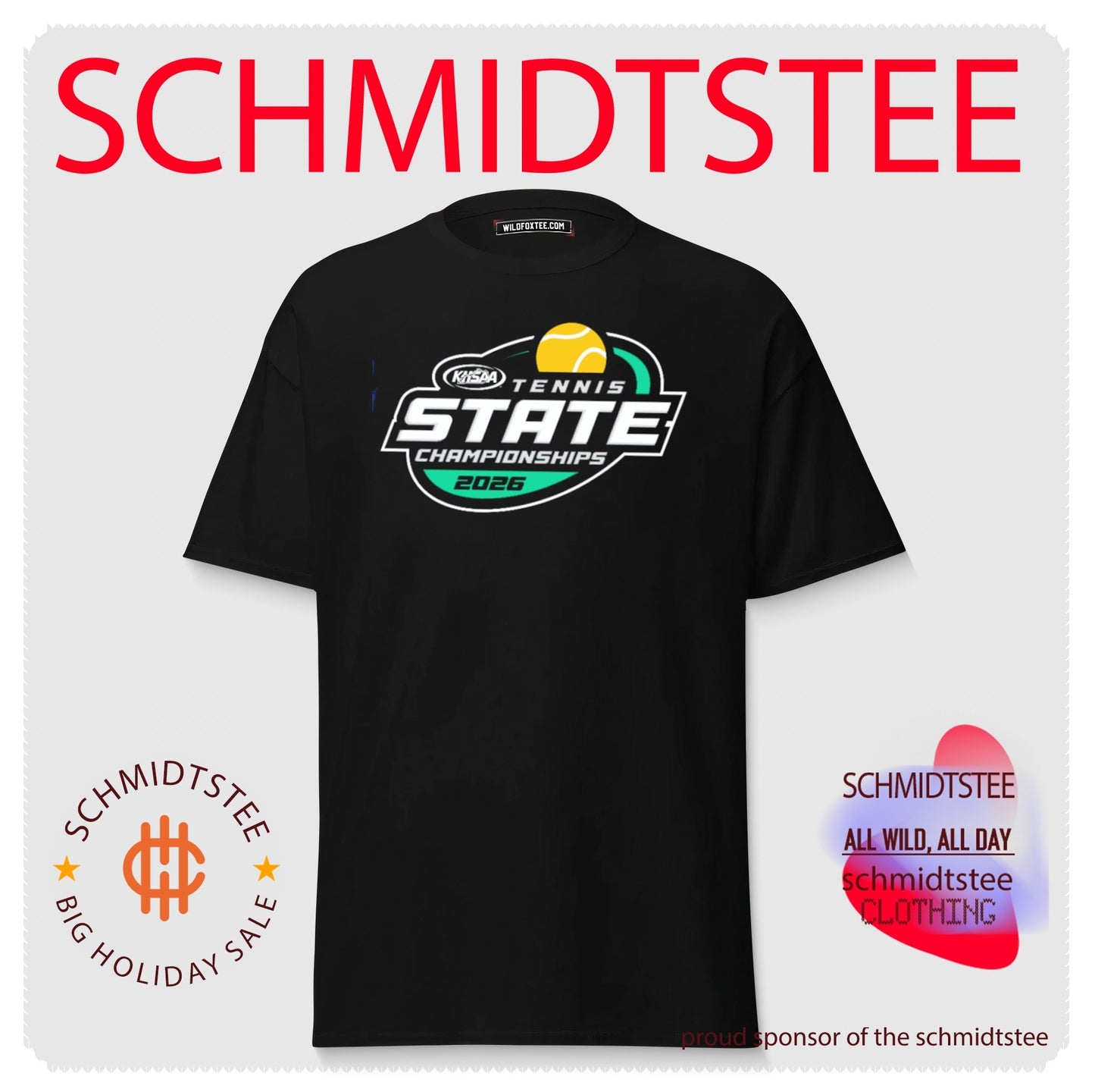 2026 Tennis State Championships KHSAA logo shirt