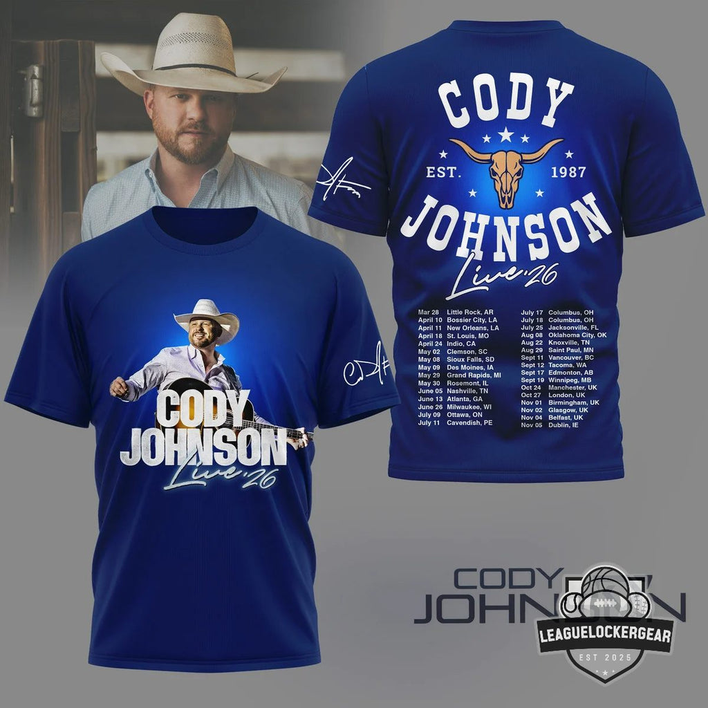 Cody Johnson Live ’26 Tour Signature T-Shirt