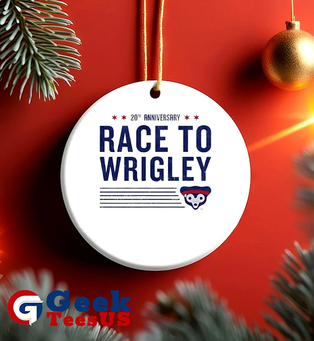 20th Anniversary Race to Wrigley Chicago Cubs shirt
