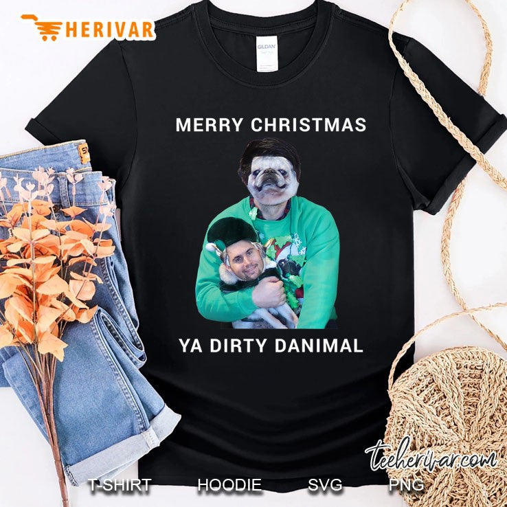 Merry Christmas Ya Dirty Danimal Pugly Sweater Premium