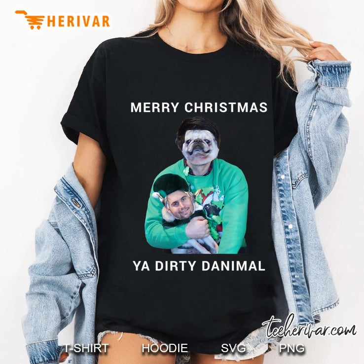 Merry Christmas Ya Dirty Danimal Pugly Sweater Premium