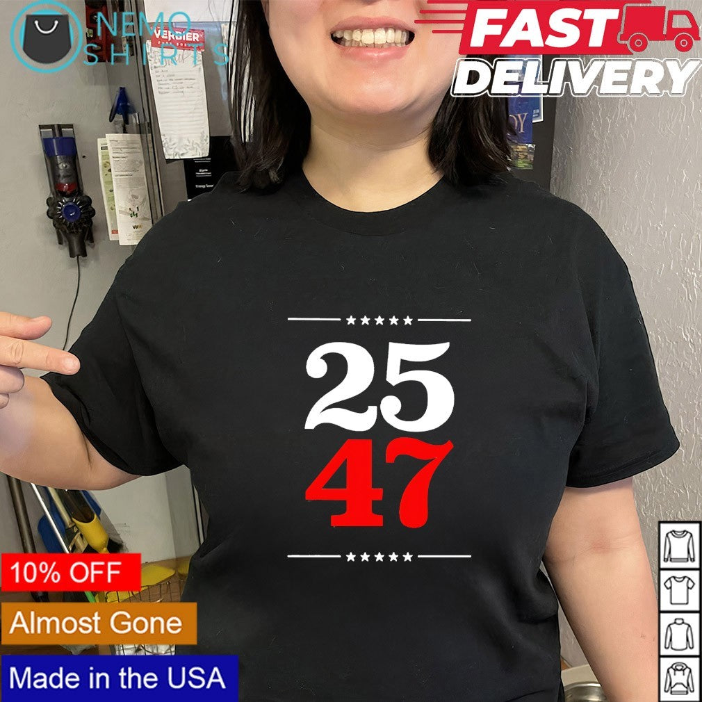 25 47 25th Amendment Impeachment Donald Trump shirt