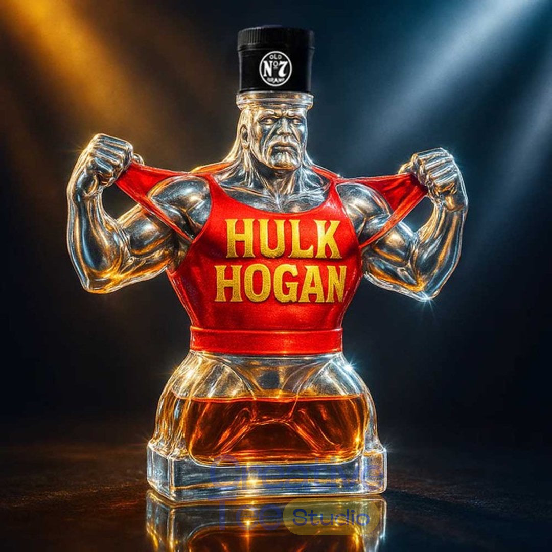 Hulk Hogan 1953-2025 Memorial Whiskey Bottle