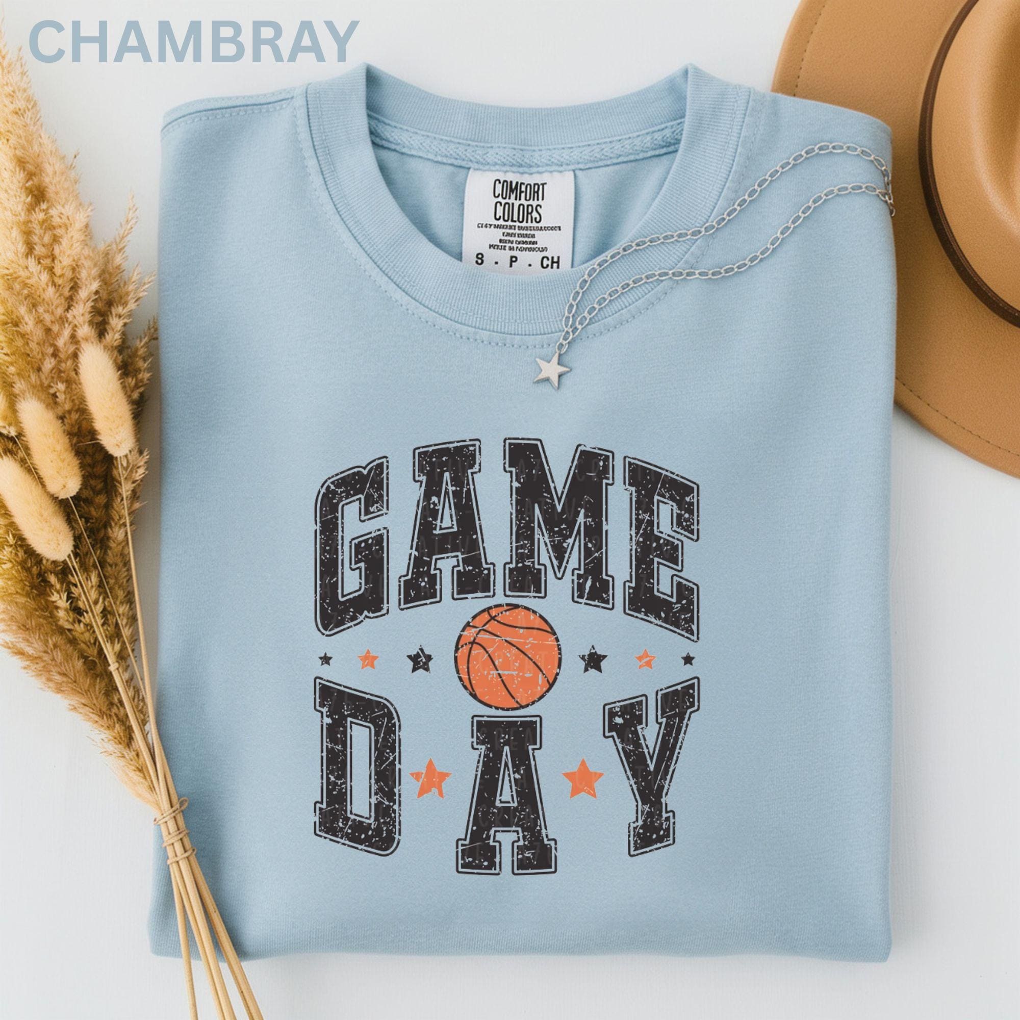 Comfort Colors Retro Basketball Game Day Basketball Player Basketball Season Basketball Mom (4)