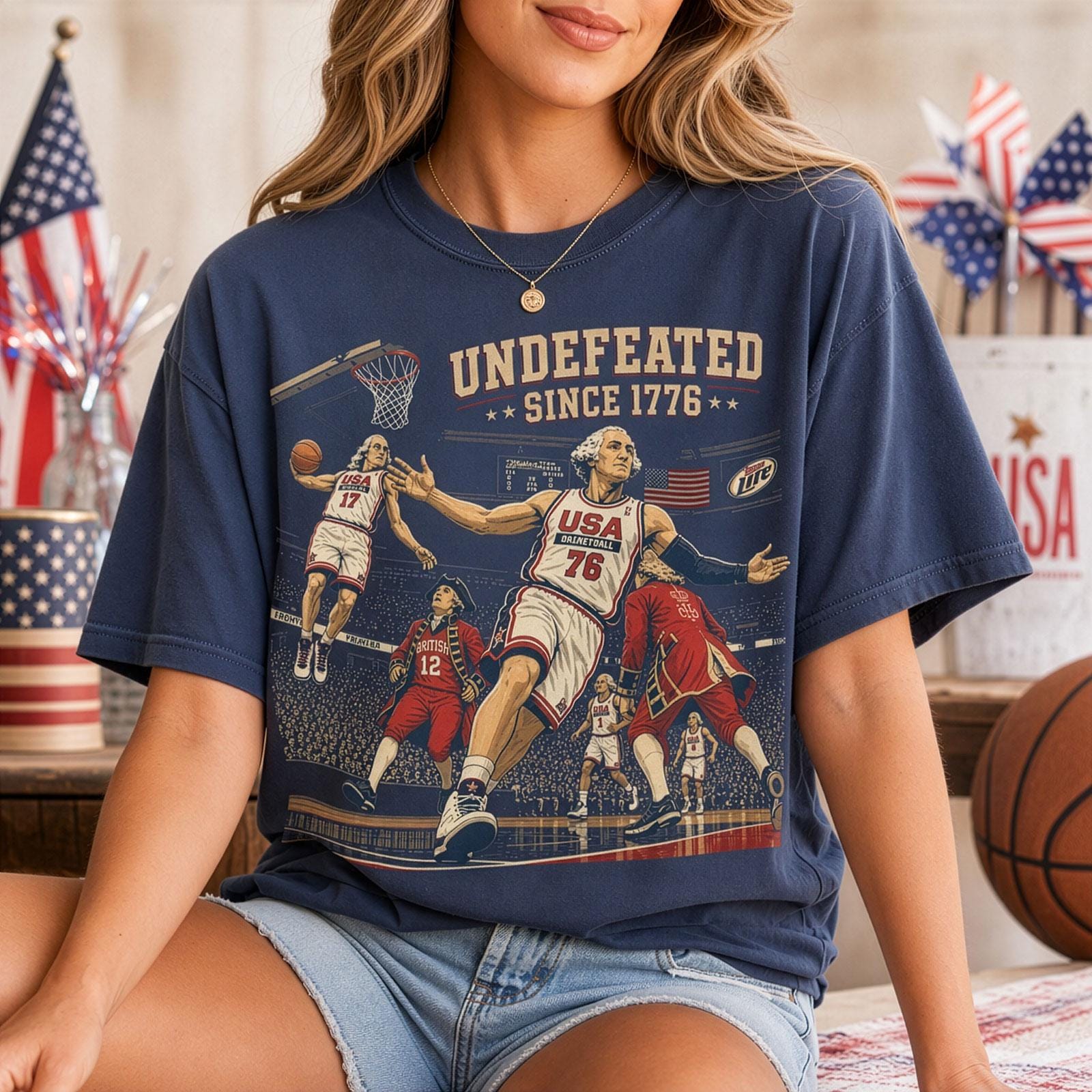 Comfort Colors 4th July Tee Undefeated America Founding Fathers Usa Meme Fourth July Independence Day (4)