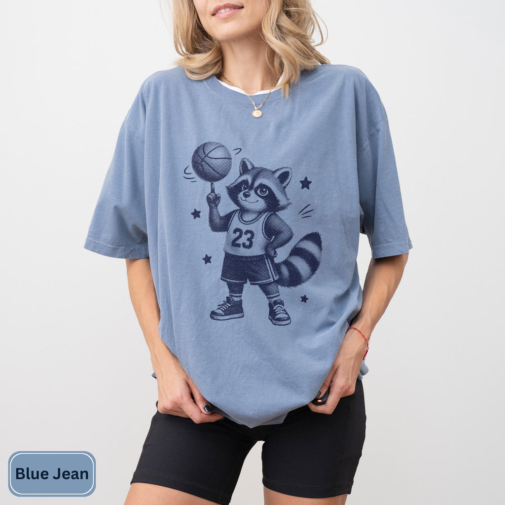 Raccoon Basketball Animal Hoops Tee Basketball Lover Unisex T-shirt, Sweatshirt, Hoodie (4)