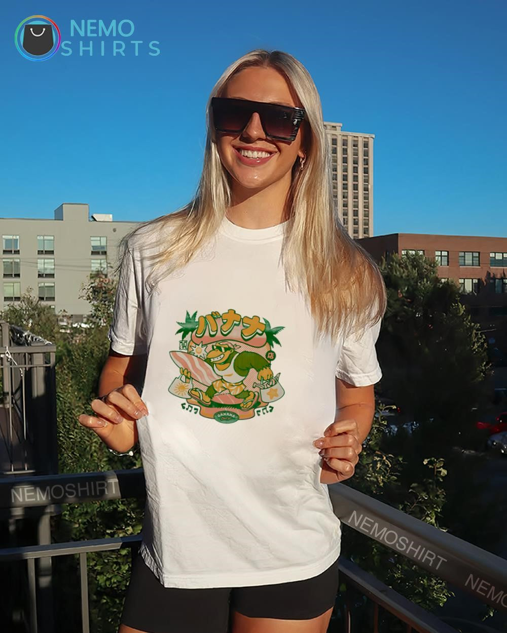 Kong Monkey Banana funny graphic shirt
