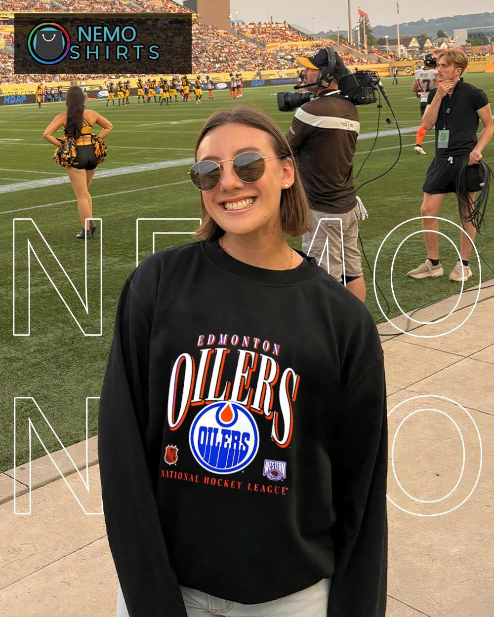 Edmonton Oilers National Hockey League logo shirt