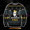 3D All Over Print Notorious R.B.G Ugly Sweater