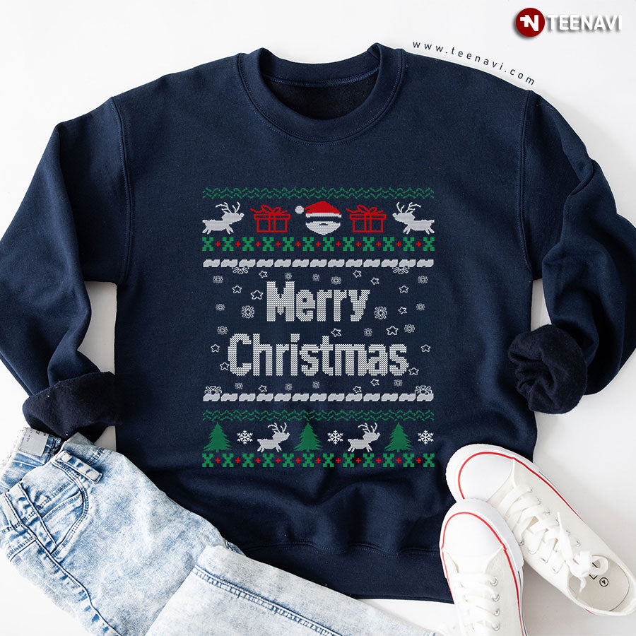 Ugly Christmas Sweater Merry Christmas Sweatshirt