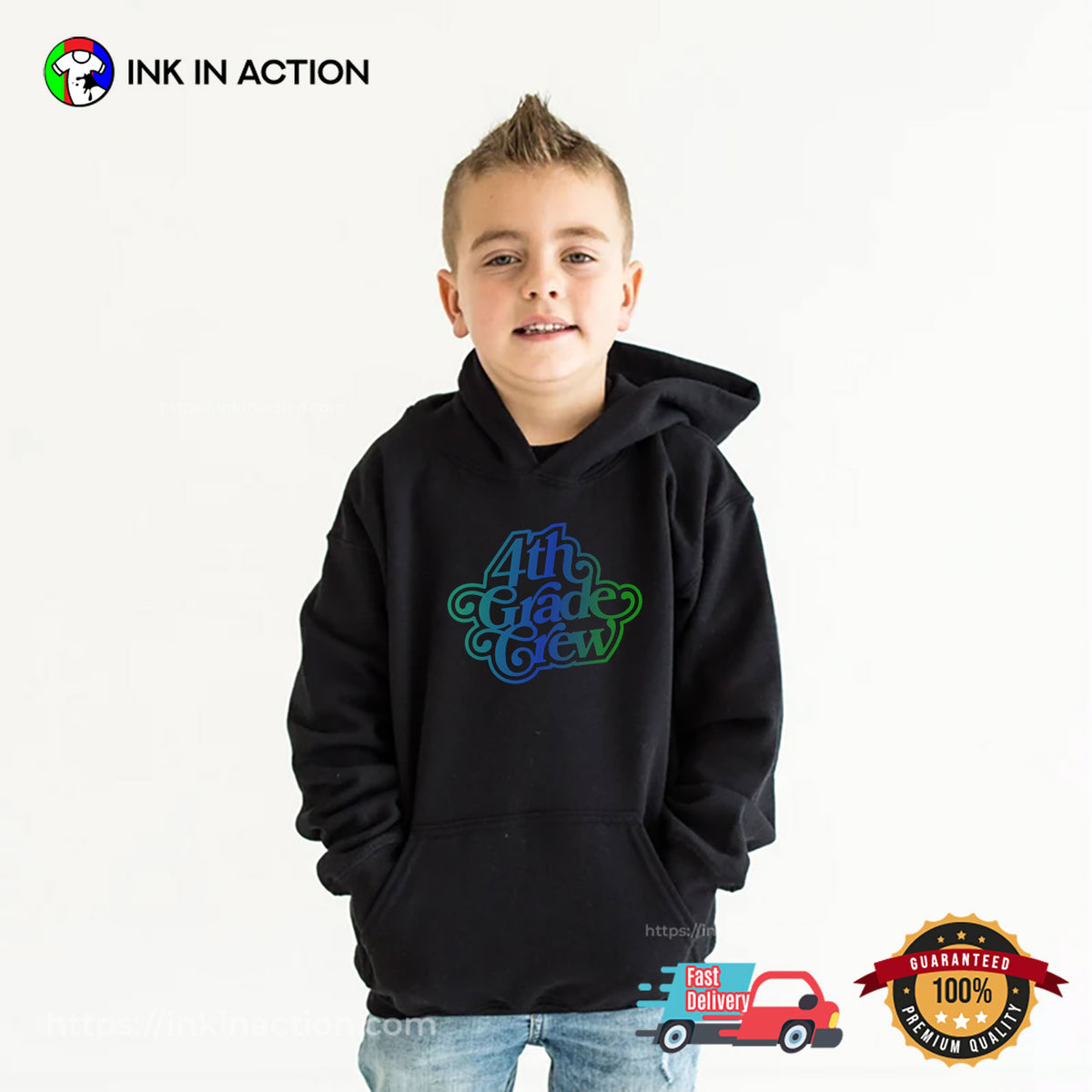 4th Grade Crew Funny 4th Grader T-shirt