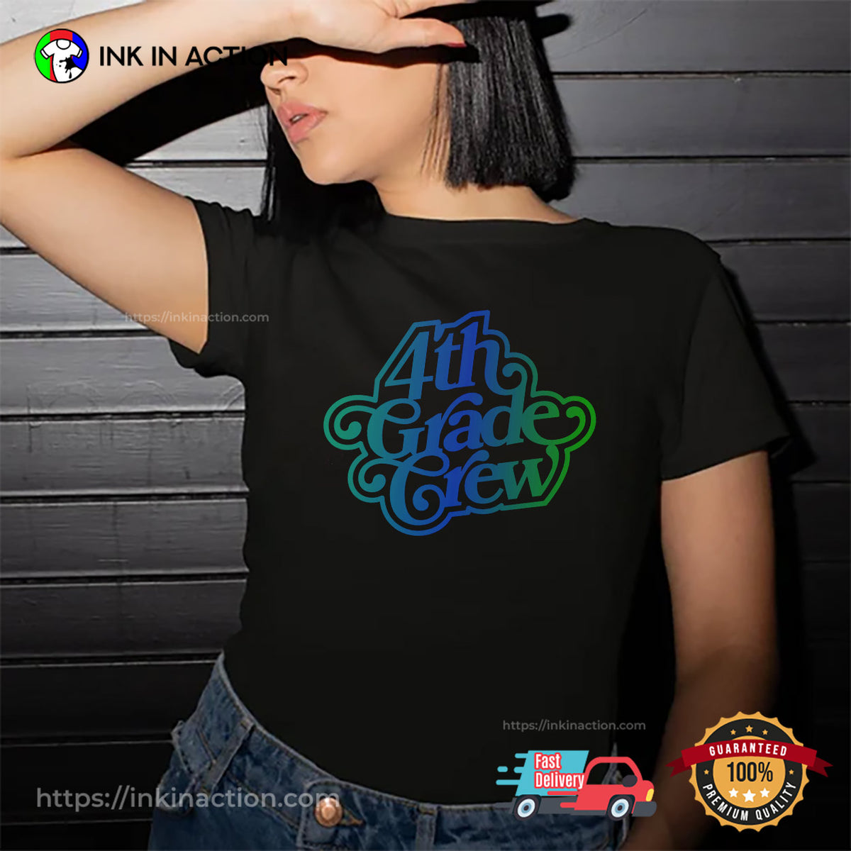 4th Grade Crew Funny 4th Grader T-shirt