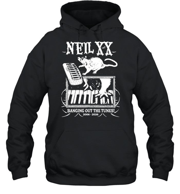 Neil XX banging out the Tunes 2006 2026 Unisex T-Shirt