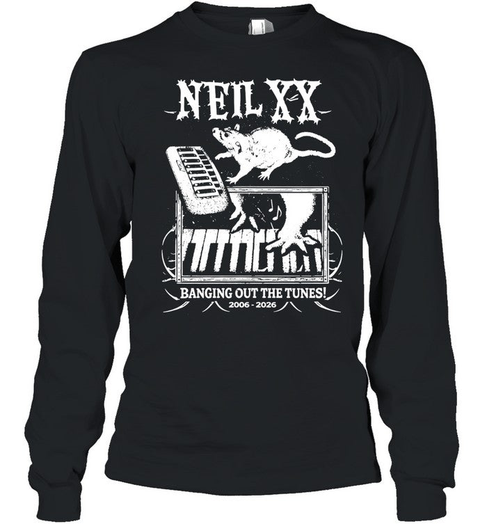 Neil XX banging out the Tunes 2006 2026 Unisex T-Shirt
