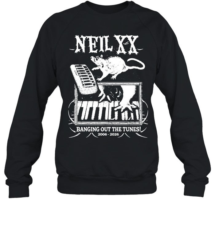 Neil XX banging out the Tunes 2006 2026 Unisex T-Shirt